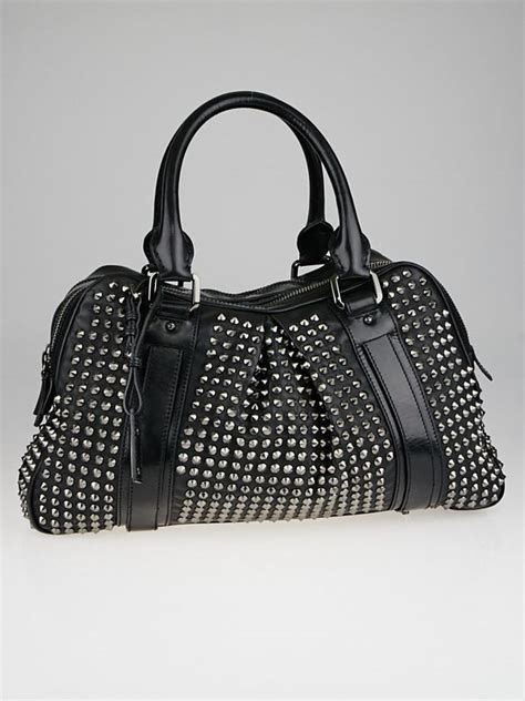 Burberry Prorsum Leather Studded Knight bag 